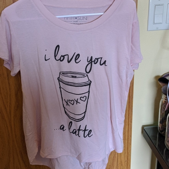 I love you a latte shirt - Picture 1 of 4